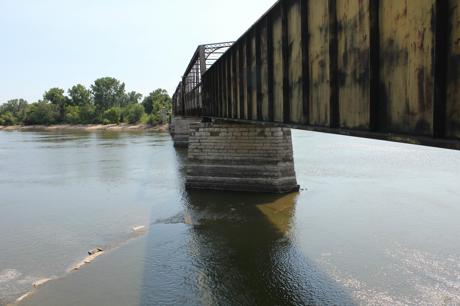 Looking south